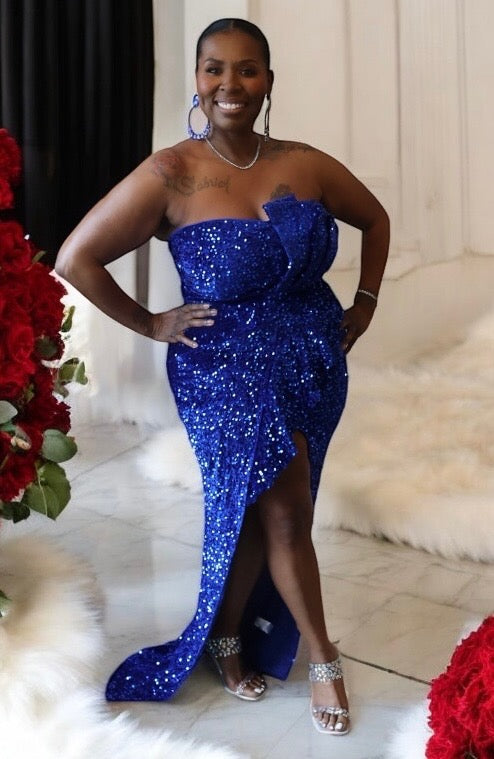 Crowned In Sapphire Dress