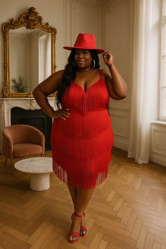Dazzle Me Dress (Red)