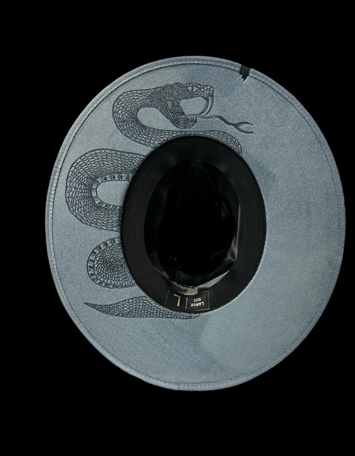 Denim Snake Fedora