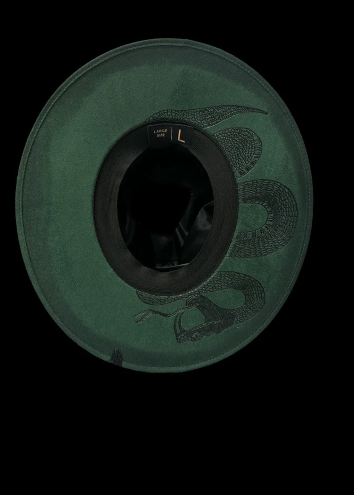 Emerald Snake Eyes Fedora