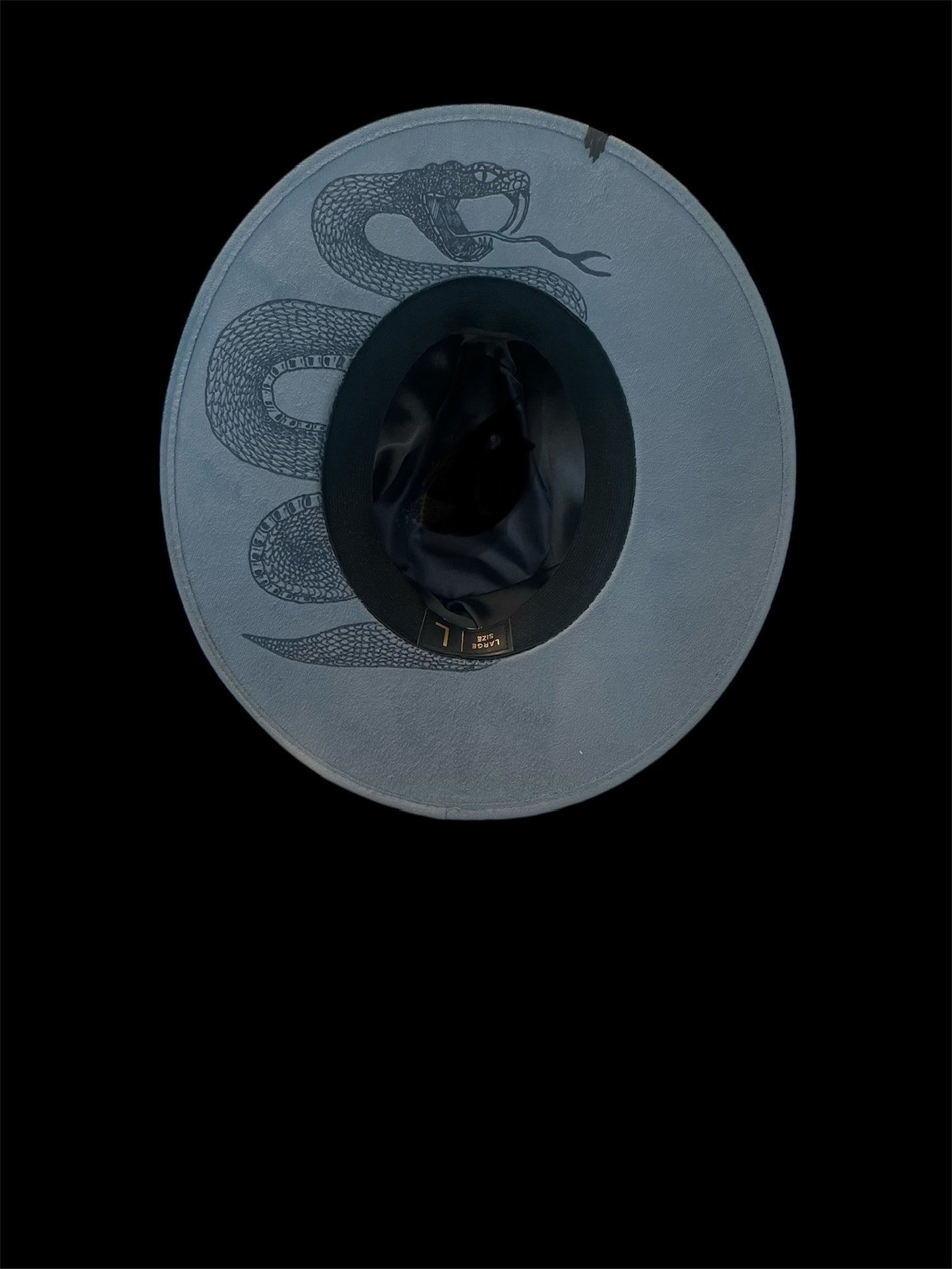 Denim Snake Fedora