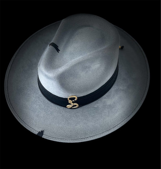 Denim Snake Fedora