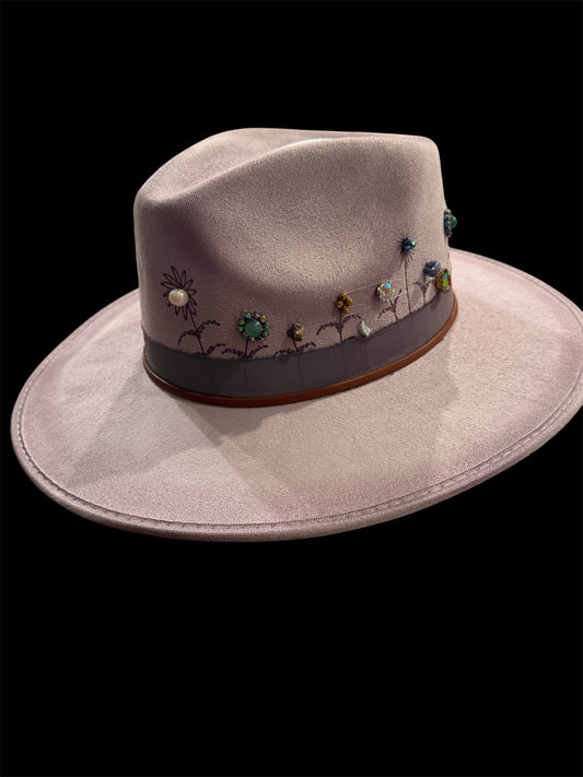 Floral LavenderFedora